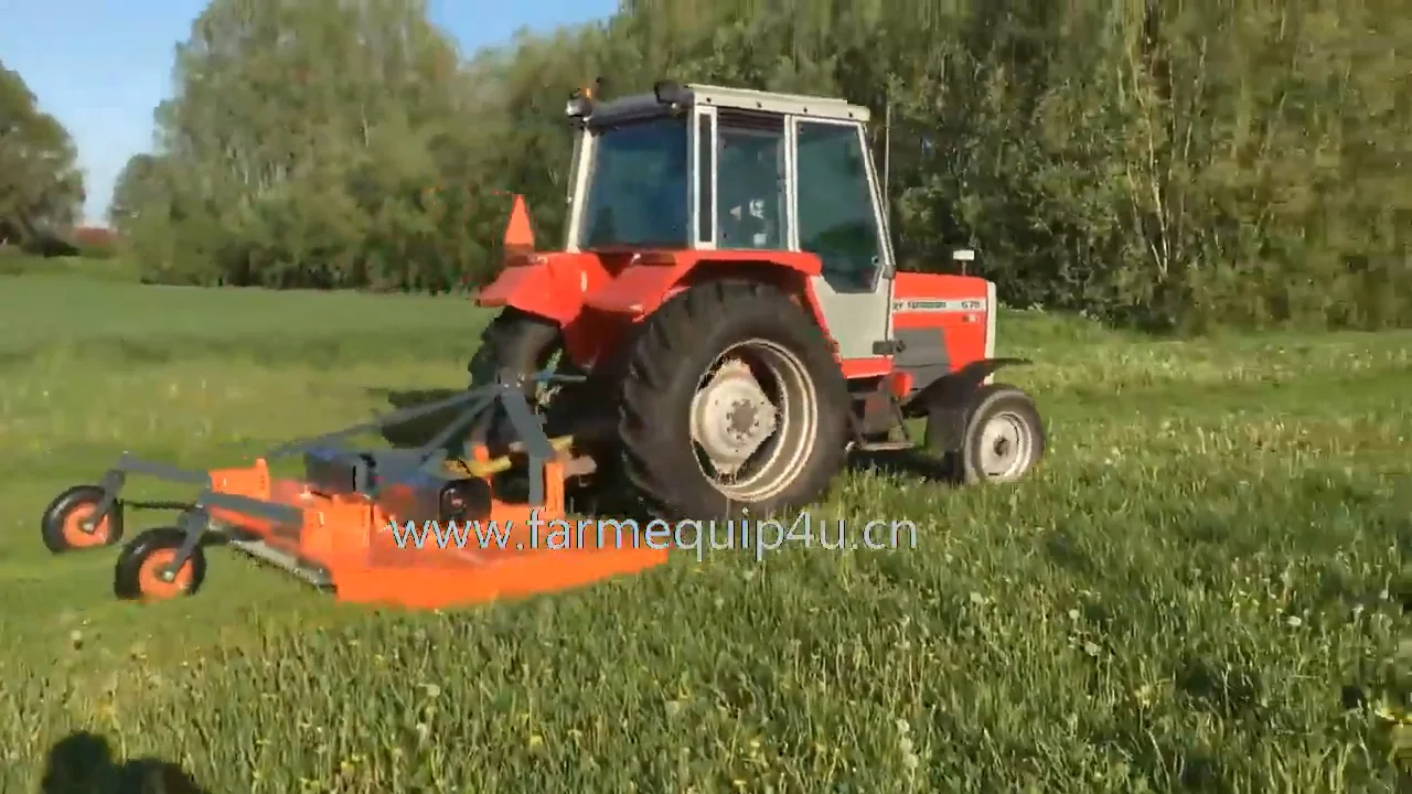 3point Rotary Cutter Mower With Tractor Pto Shaft And Three Gearbox