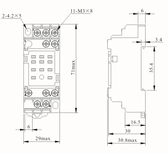 Hh53p схема подключения