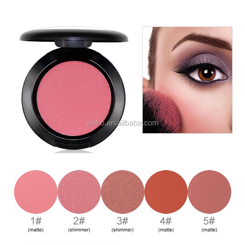Wholesale 5 Colors Custom Single High Pigment Blush Private Label