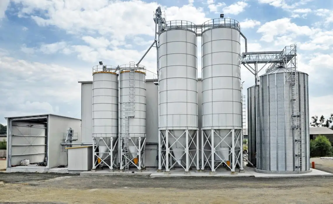 Hopper Bottom Steel Silos/grain Storage Silos/silo Installation - Buy ...