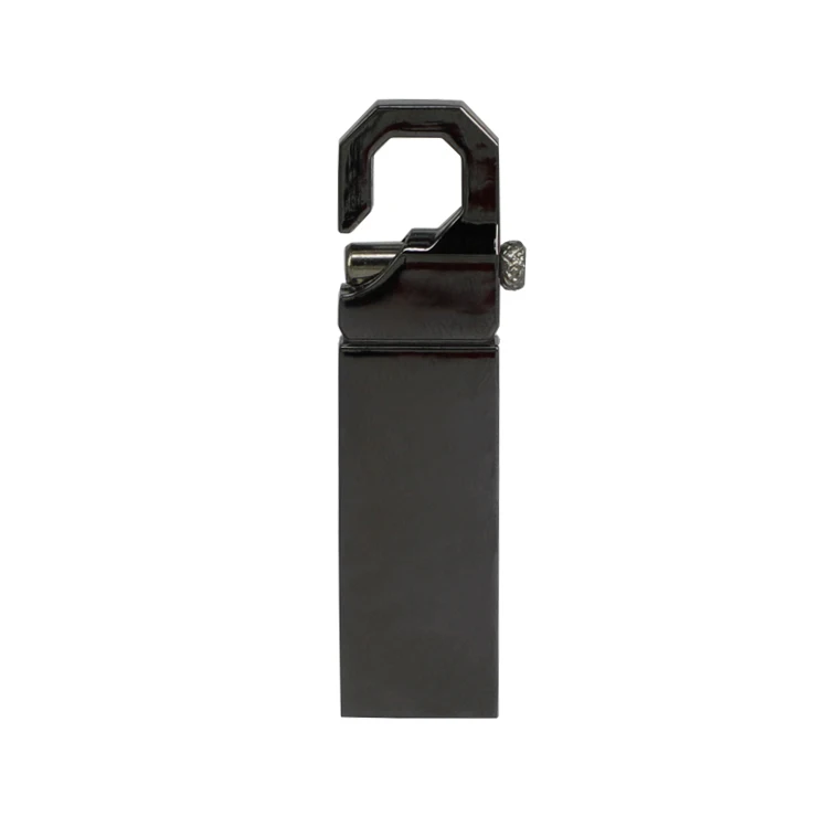 Promo small gifts pendrive 8GB 16GB metal hook usb pen drive 4GB 32GB 64GB memory stick with engraved customized logo printing - ANKUX.COM