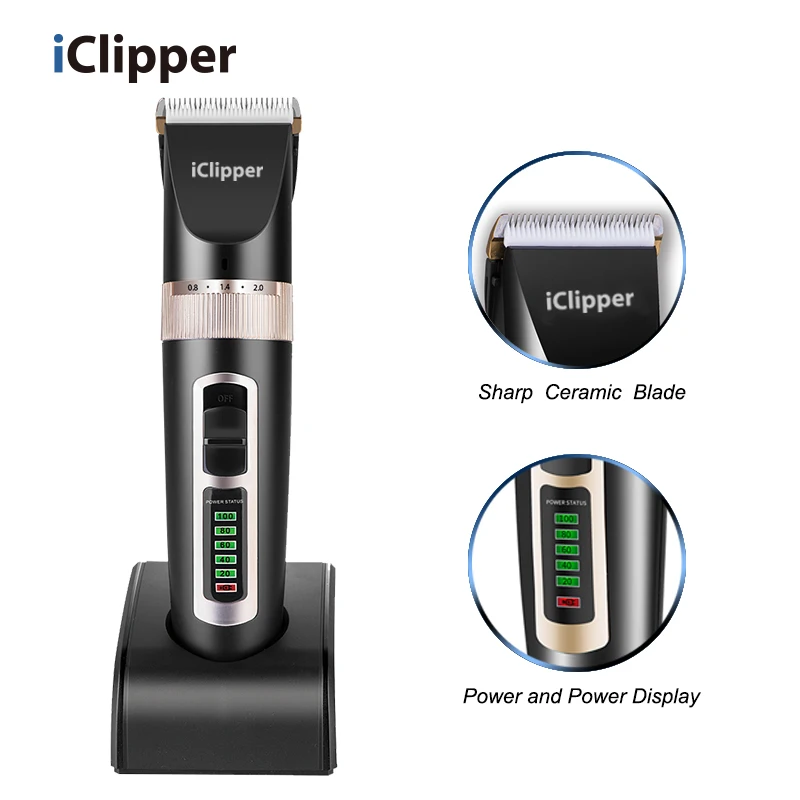 Iclippera8 Professional Cordless Pet Dogs And Cats Electric Clippers