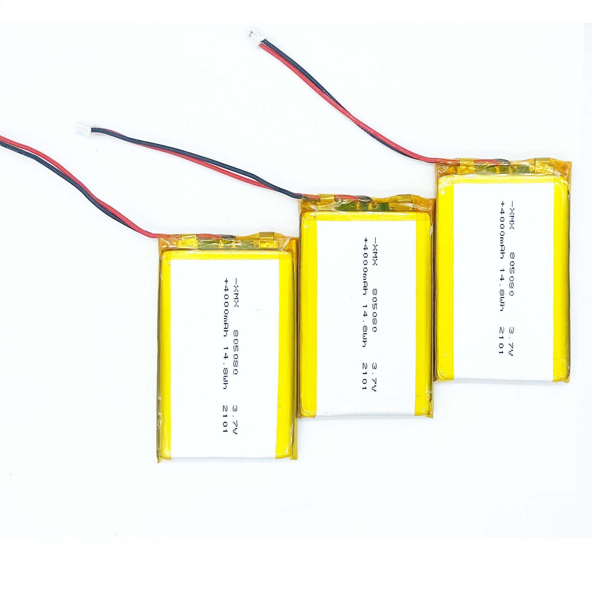 Hot Selling Prismatic Lithium Ion Polymer Battery 805080/4000mAh Large Capacity A+ Grade 3.7V Battery Pack for Stage Light Hand