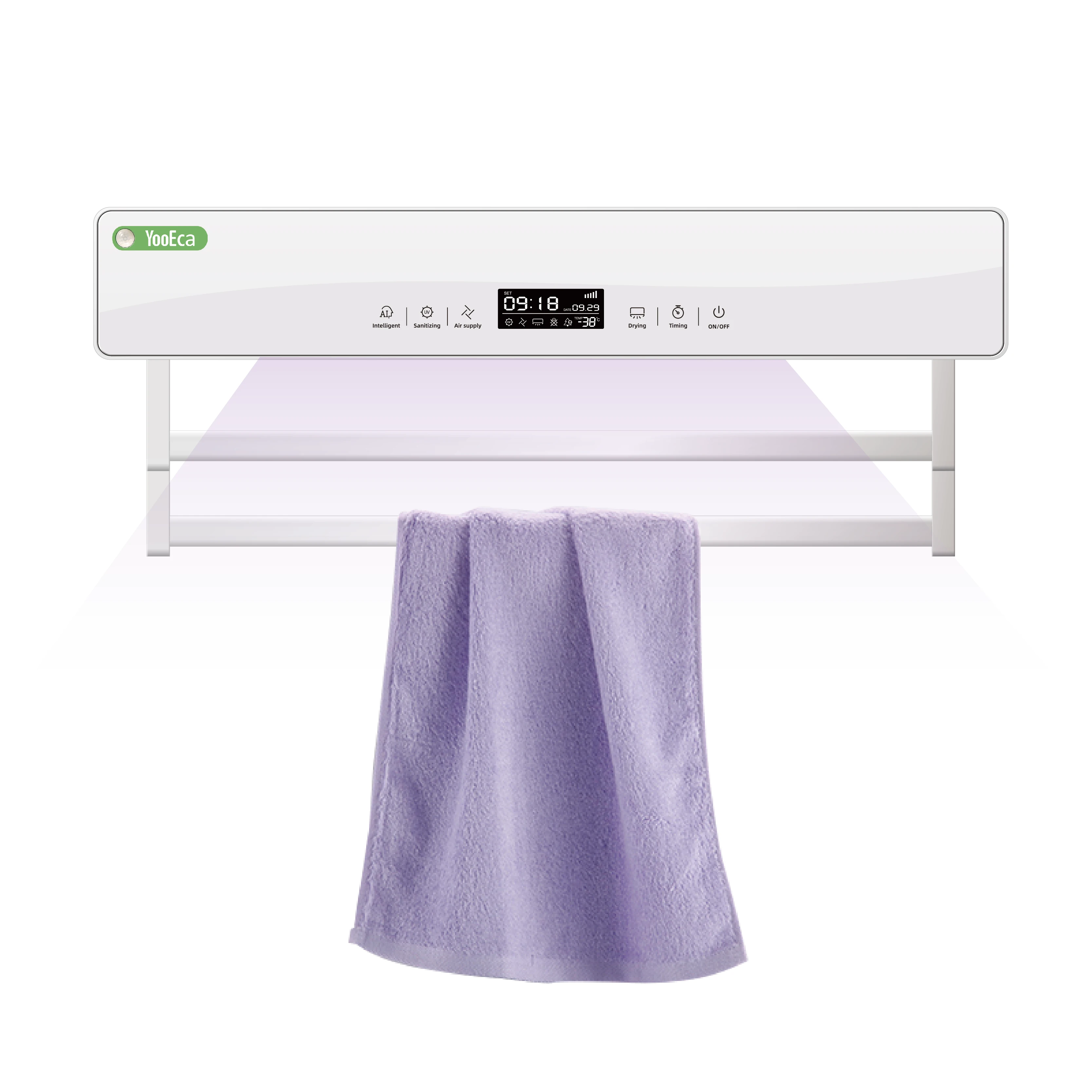 
Hot air drying UV light disinfection household electric clothes towel dryer 