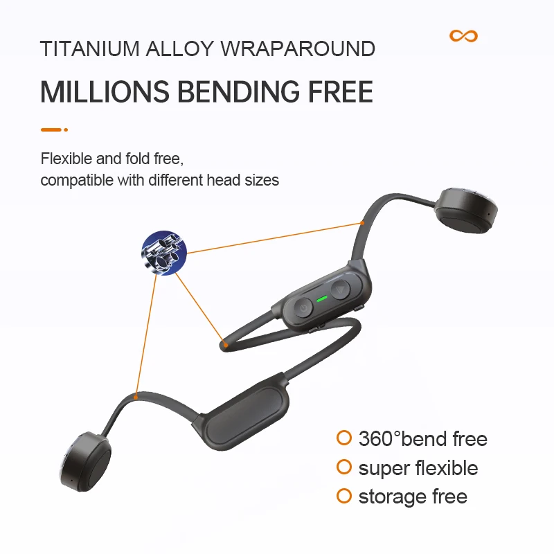 2020 New Bone Conduction Hearing Aid Headphone Wireless Sport Earphones