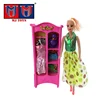 Wholesale pretty model beautiful lovely real girls doll with comb clothes