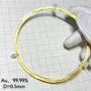 Gold Au Wire Element Sample D 0.5mm 99.99% Pure Periodic Table