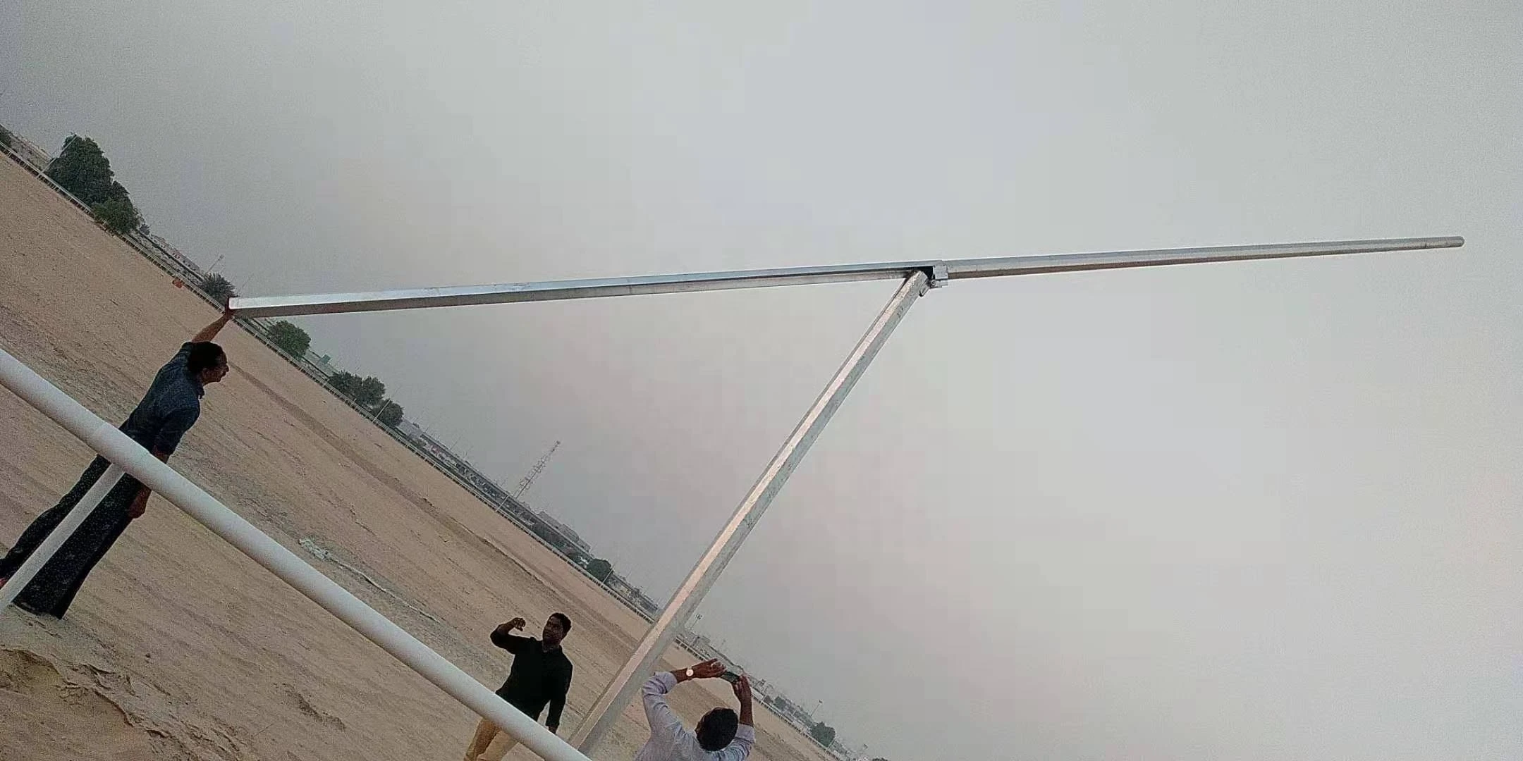 Ddktiltable Poles,Cctv Camera Pole,Monopole,Tilt Down Hinged Pole