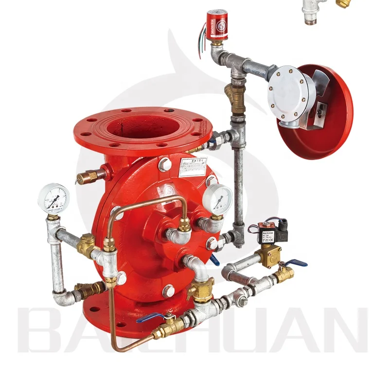 2020 ZSFM 80/100/125/150/200 deluge alarm valve price fire fighting deluge valve for sale
