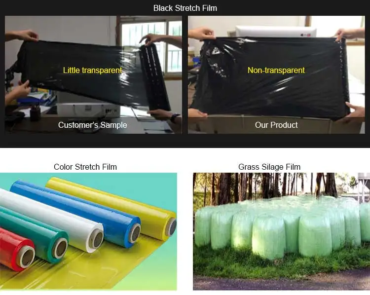 SHENZHEN BULL Industry LLDPE Jumbo Roll Stretch Film 500MM And 450MM