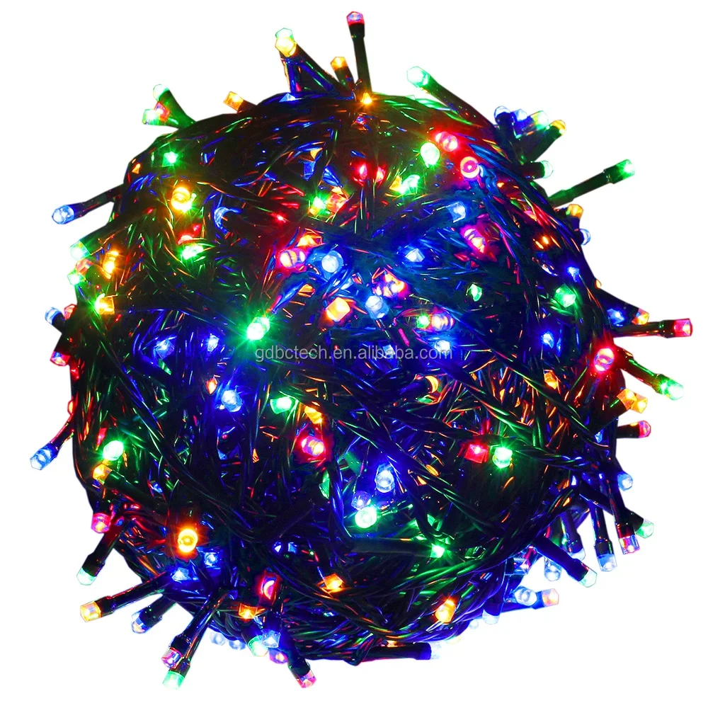 165ft 50m Most Popular Multi color Warm White Wedding Cluster Clear wire Outdoor Christmas F5 Bulbs Led String Lights