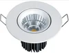 Recessed zinc alloy dimmable downlight 24 degree reflection angle surface mounted round cob led ceiling light 3w 5w 7w 10w