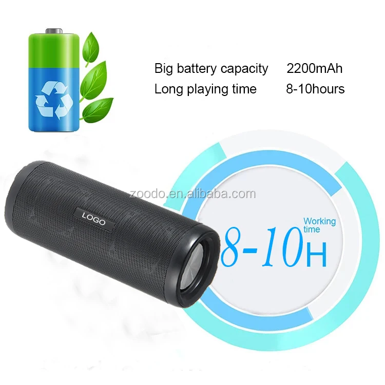 ZOODO Metal 10W Hi-fi Handsfree Bluetooth Speaker High End Stereo Wireless Bluetooh Speaker - ANKUX.COM