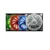 12cm LED Cooled Row Installed Fan colorful heat dissipation case Fan 12v PC Computer Chassis Heatsink Cooler Cooling Fan