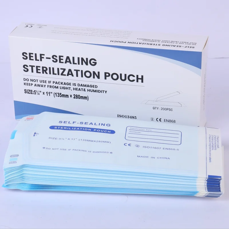 Surgical Tools Hot-sealed Plastic Bag Transparent Self-sealing Bag Flat ...