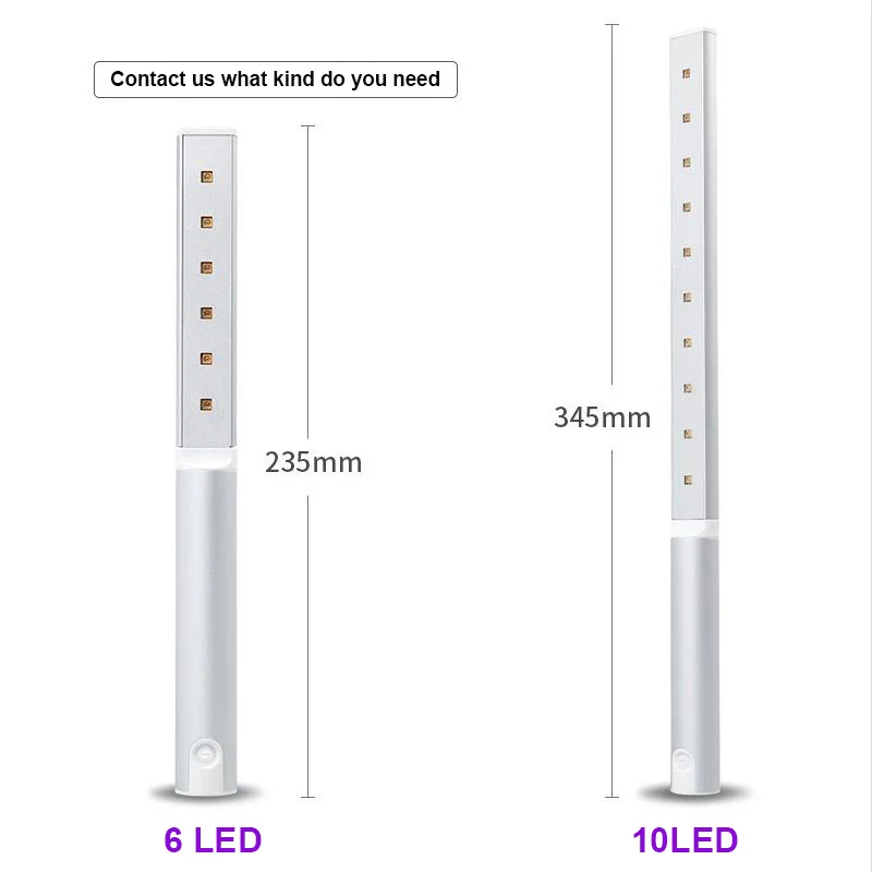 2020 New Portable Handheld uv light wand sterilizer 99% germicidal rechargeable uv led lamp supplier