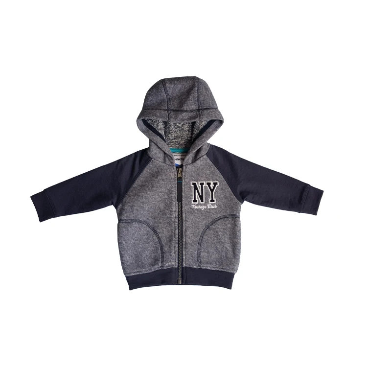 
Promotional 2021 new sports autumn winter long sleeve 0-2-year old baby coat hooded baby unisex coat 