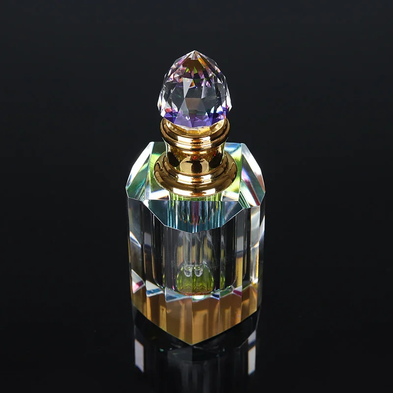 Customized Logo Agarwood Crystal Perfume Bottle New Style with Laser Engraving Polished Angel Theme for Souvenir Gift Home Decor factory