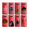 Halloween party devil witch pattern Clear Soft TPU Mobile Phone Case For LG Q60 G7