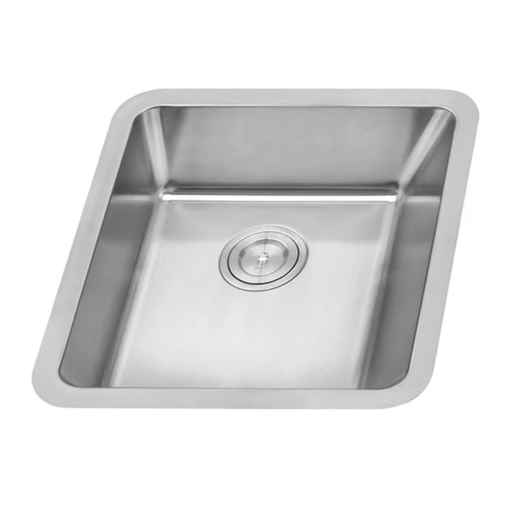 small stainless steel basin