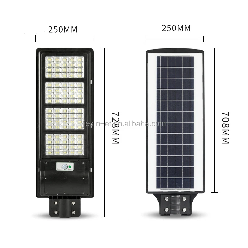 High Efficiency IP65 Solar Panel 90W150W 200W Integrated All In One Led Solar Street Light