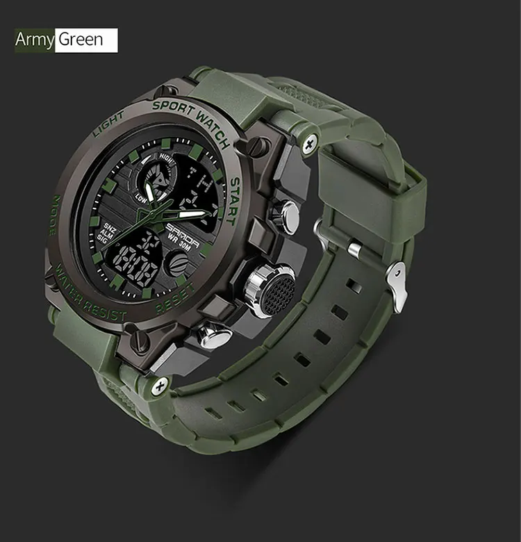SANDA 739 Classic New Men Digital Wrist Watch Wholesale Original Waterproof Popular Low Price Best Outdoor Sports Watch for Men