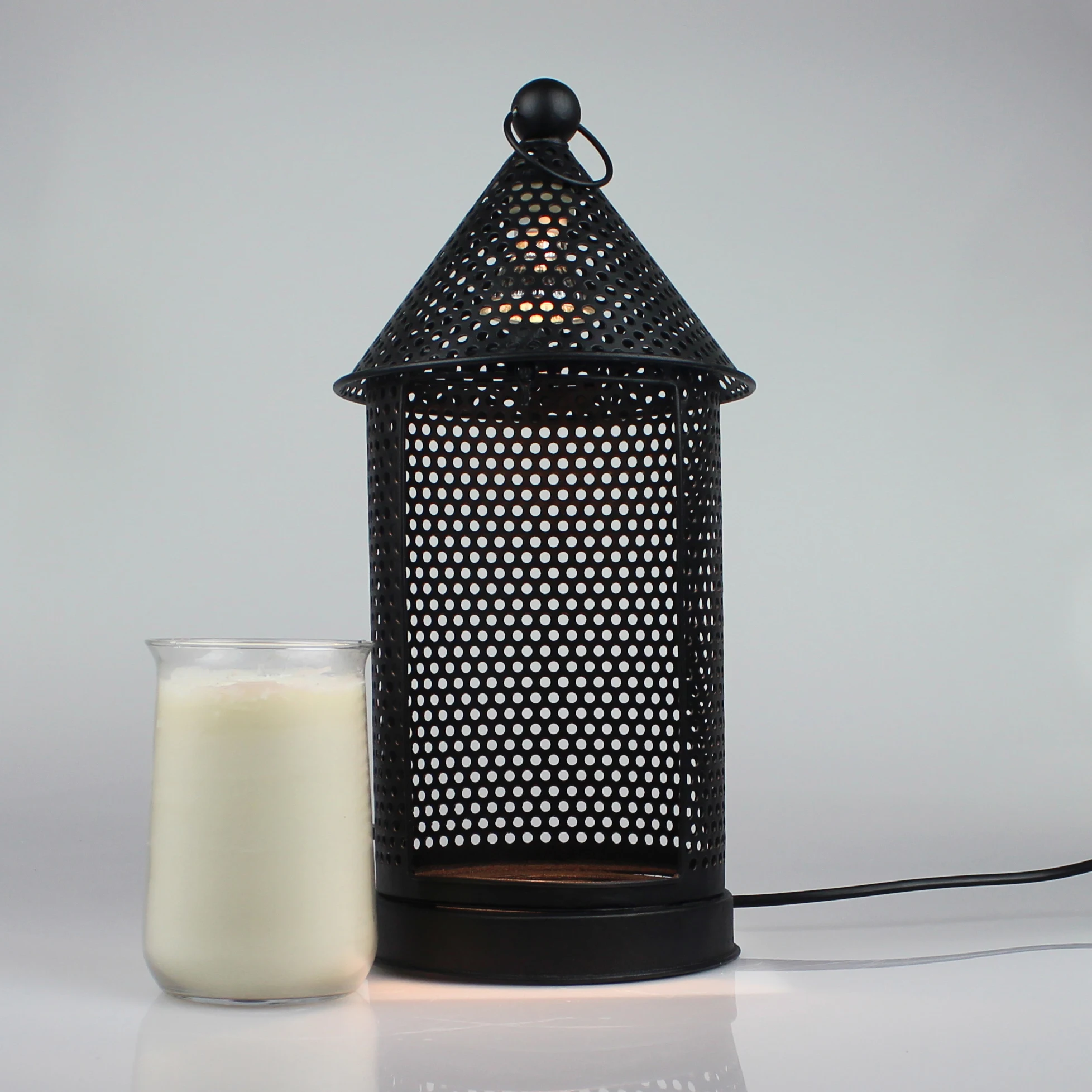 Vintage Factory Electric Classic Candle Warmer Lantern Table Lamp