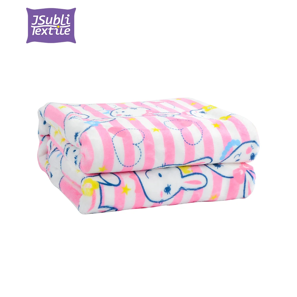 To My Girl 70*90cm Sustainable Folded Sublimation Velvet Fabric Super Soft Baby Sublimation