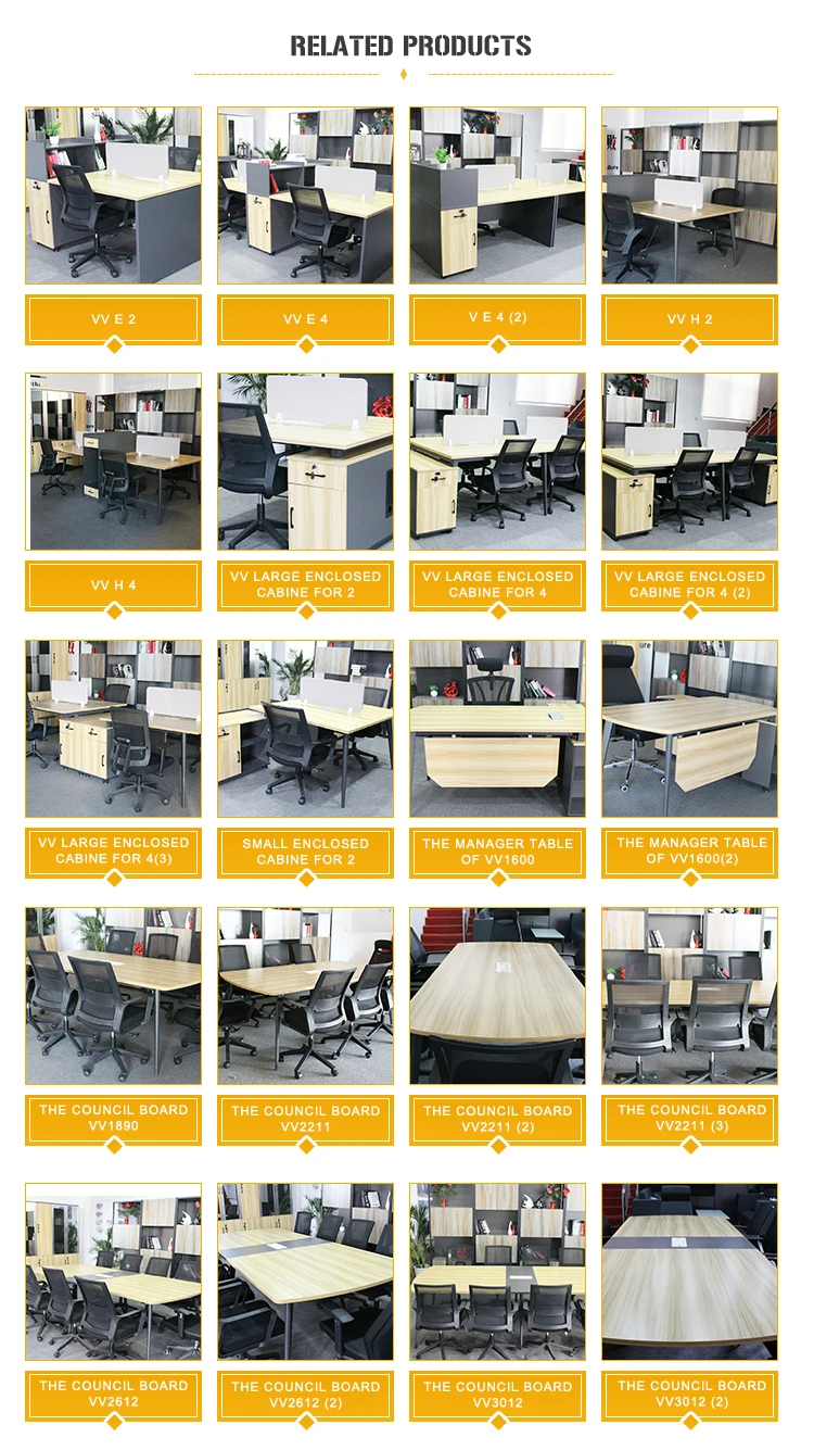 Modern high quality original high quality durable wooden aluminum frame simple desk