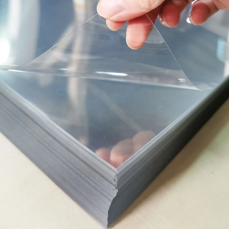 Clear Hard Disposable Plastic Sheet For Face Shield 0.25mm 0.3mm 0.5mm