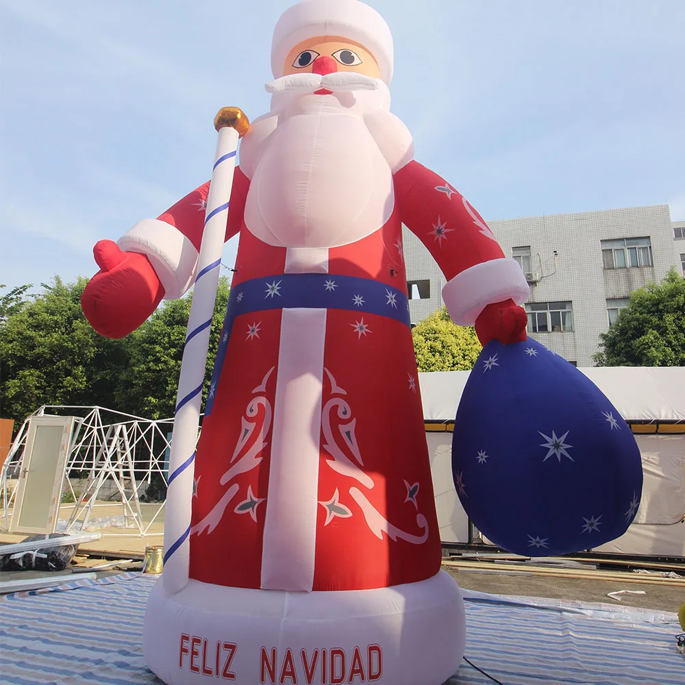 Outdoor Huge Christmas Yard Inflatable Santa Claus Advertising
