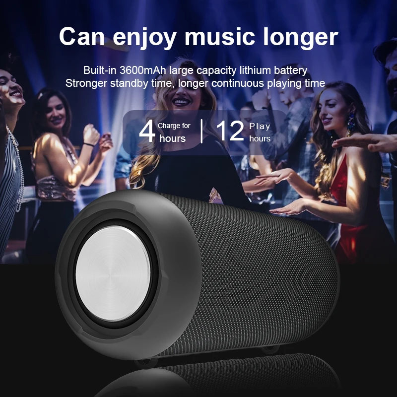 2020 Hot Sell 20W bluetooth speaker wireless bluetooth speaker IPX6 waterproof outdoor bluetooth speaker - ANKUX.COM