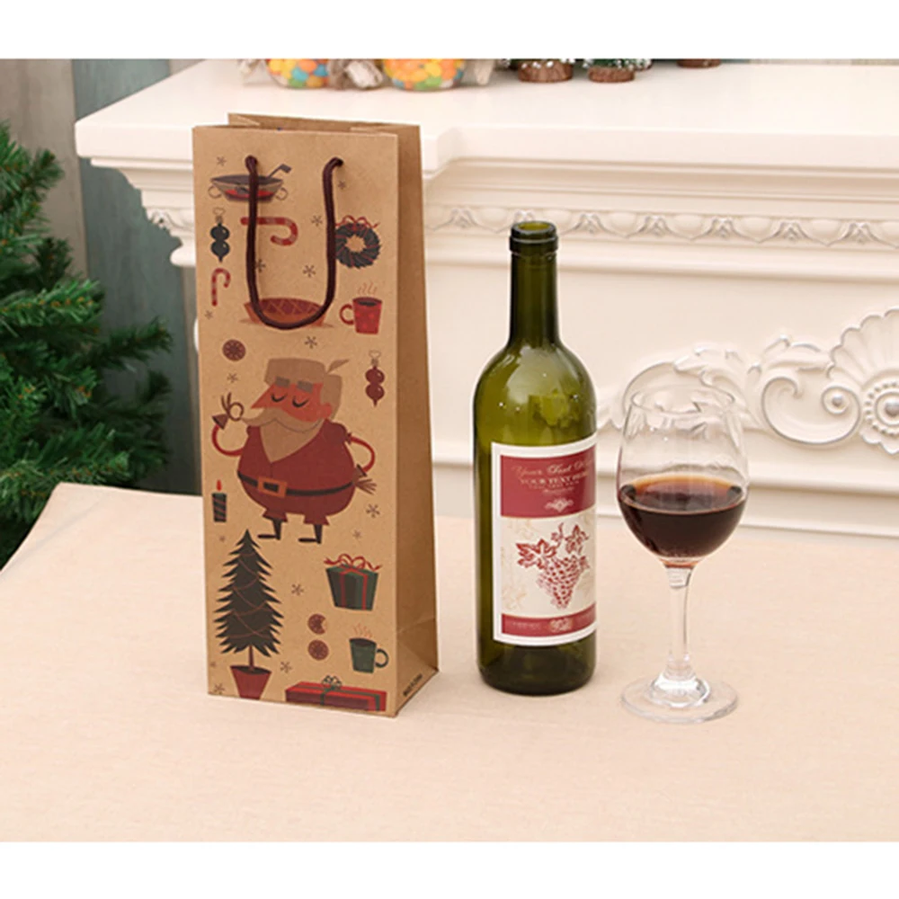 kraft paper wine bags