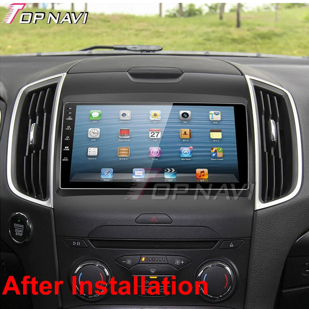Car Dash Kit Audio Fascia Frame For Ford Edge 20152019 Android Gps Harness Vehicle Refitting