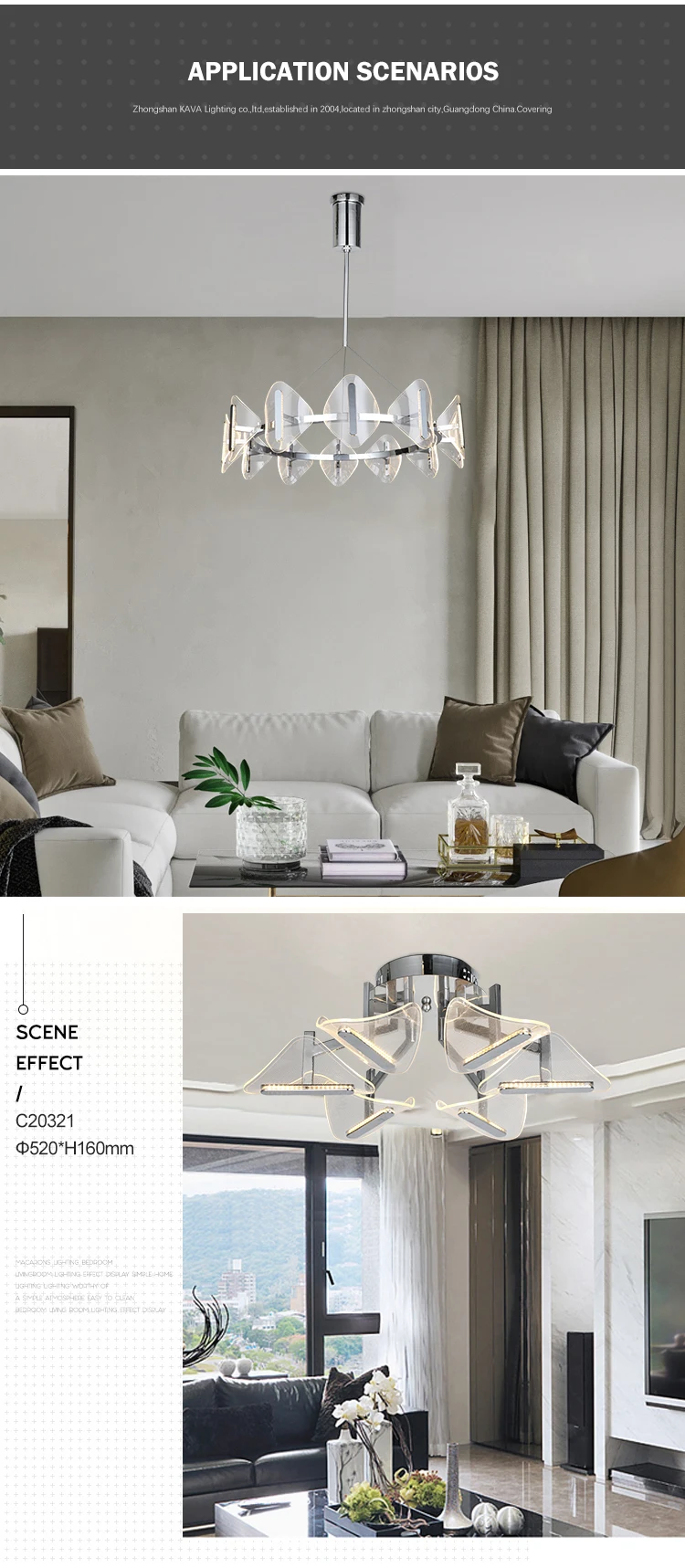 Modern Ce Approved Living Room Home Chrome Decoration Flush Mount Led Panel Powerful Ceiling Lamp
