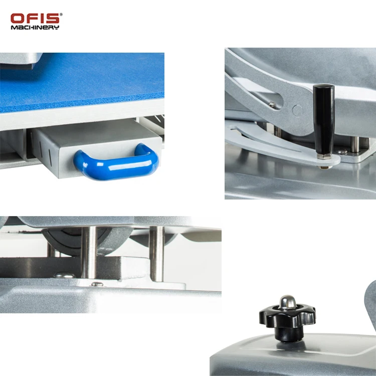 1804 Manual Swing Design Heat Press Machine Textile Clothes Printing High Pressure Tshirts Garments Flatbed Printer 220V New