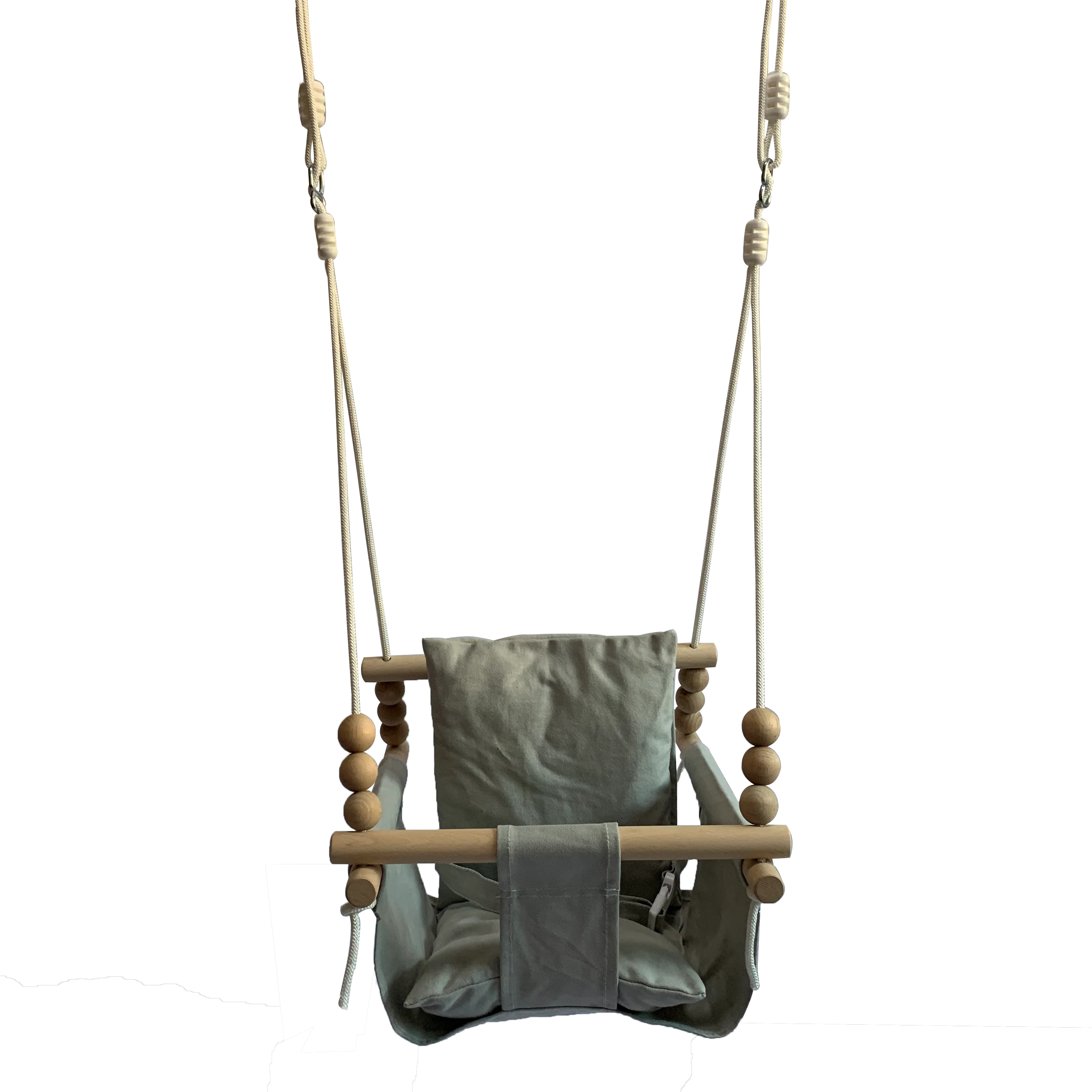 
Indoor Toddler Swing Hanging Swings for Infants, Heavy Duty Canvas Swing Seat Chair with Cushion, Children Tree Swing Play Set 