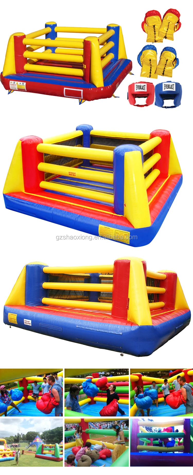 Inflatable Boxing Ring Fighting Boxing Ring Air Inflatable Bouncy