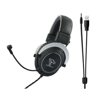 silver headset ps4