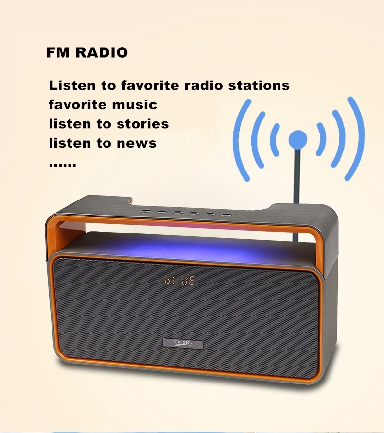 2020 New Arrival Hands-free Wireless Mini Portable Bluetooth Speaker with FM radio - ANKUX.COM