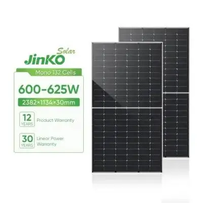 Jinko Solar 620W Bifacial Solar Panels - N-Type 132 Half Cells for