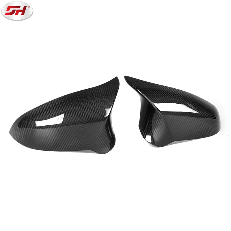 factory price dry carbon fiber replacement mirror cover side wing rearview cover for BMW 3 series F80 F82 F83 F87