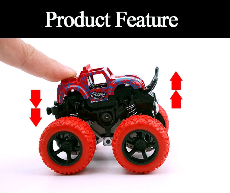 Customizable New Mini Inertial Off-Road Vehicle Plastic Friction 4WD Car Toy for Kids