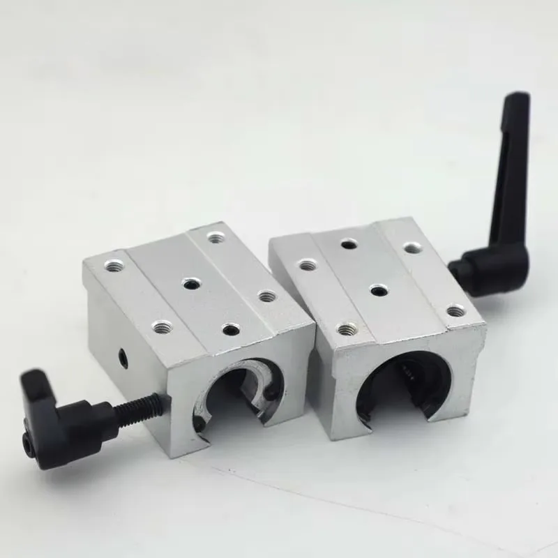 product sbr lockable adjustable cylindrical bearing slider locking positioning guide rail woodworking limit fixed open aluminum bracket-14