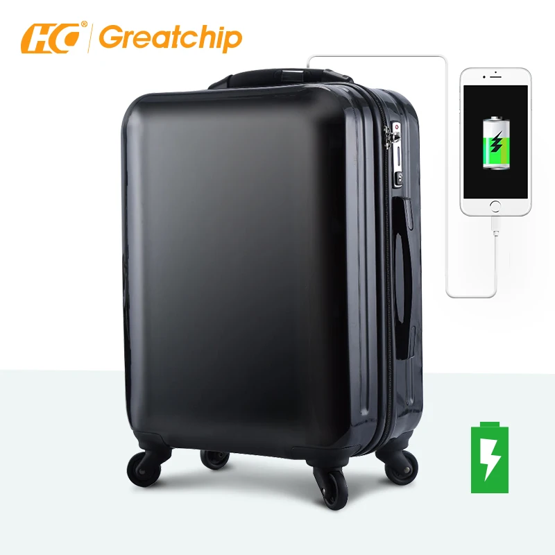 suitcases with usb port