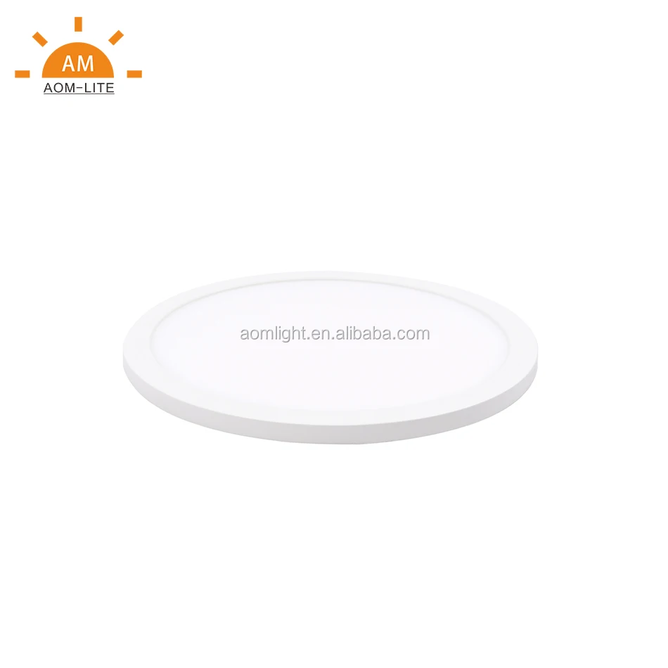 mini circular flat LED panel light colour temperature changer and different light colours tunable & dimmable by remote control