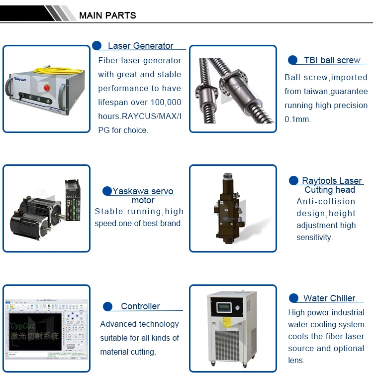 JNLINK NEW Production Precision Metal Plate Fiber laser cutting machine