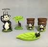 Resin Hotel small animal series bathroom accessories bath set