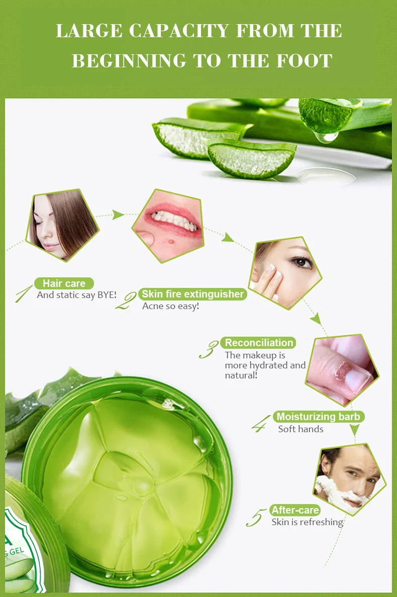 Disaar Brand Aloe Vera Smoothing Gel For Face 100% Factory Price Wholesale