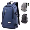 YD133 High quality waterproof utility business anti theft laptop blue backpack
